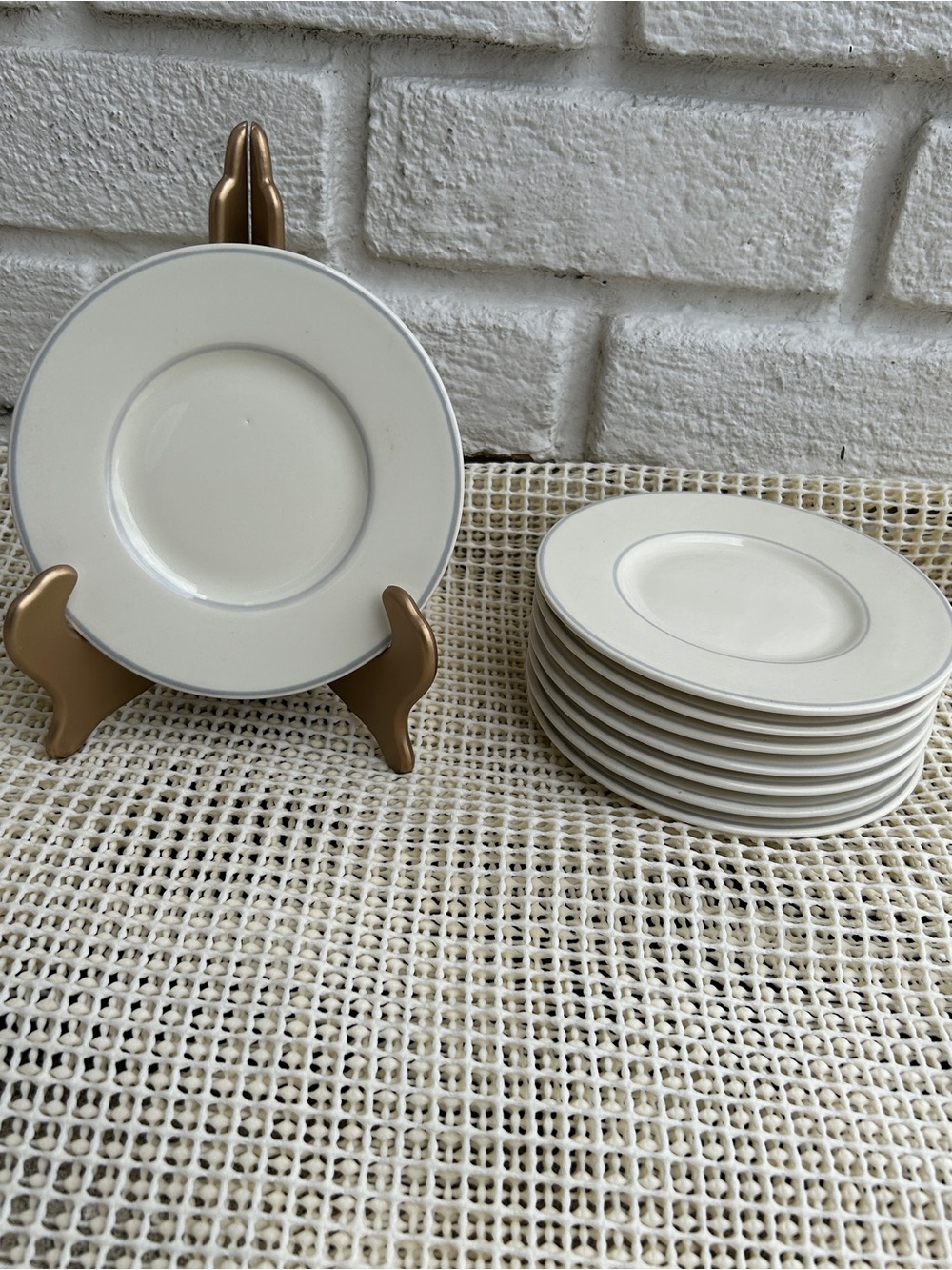 Pfaltzgraff  TROUSSEAU  6"  SAUCER   Bread/Dessert Plate - Set of 8 8Pc Classic